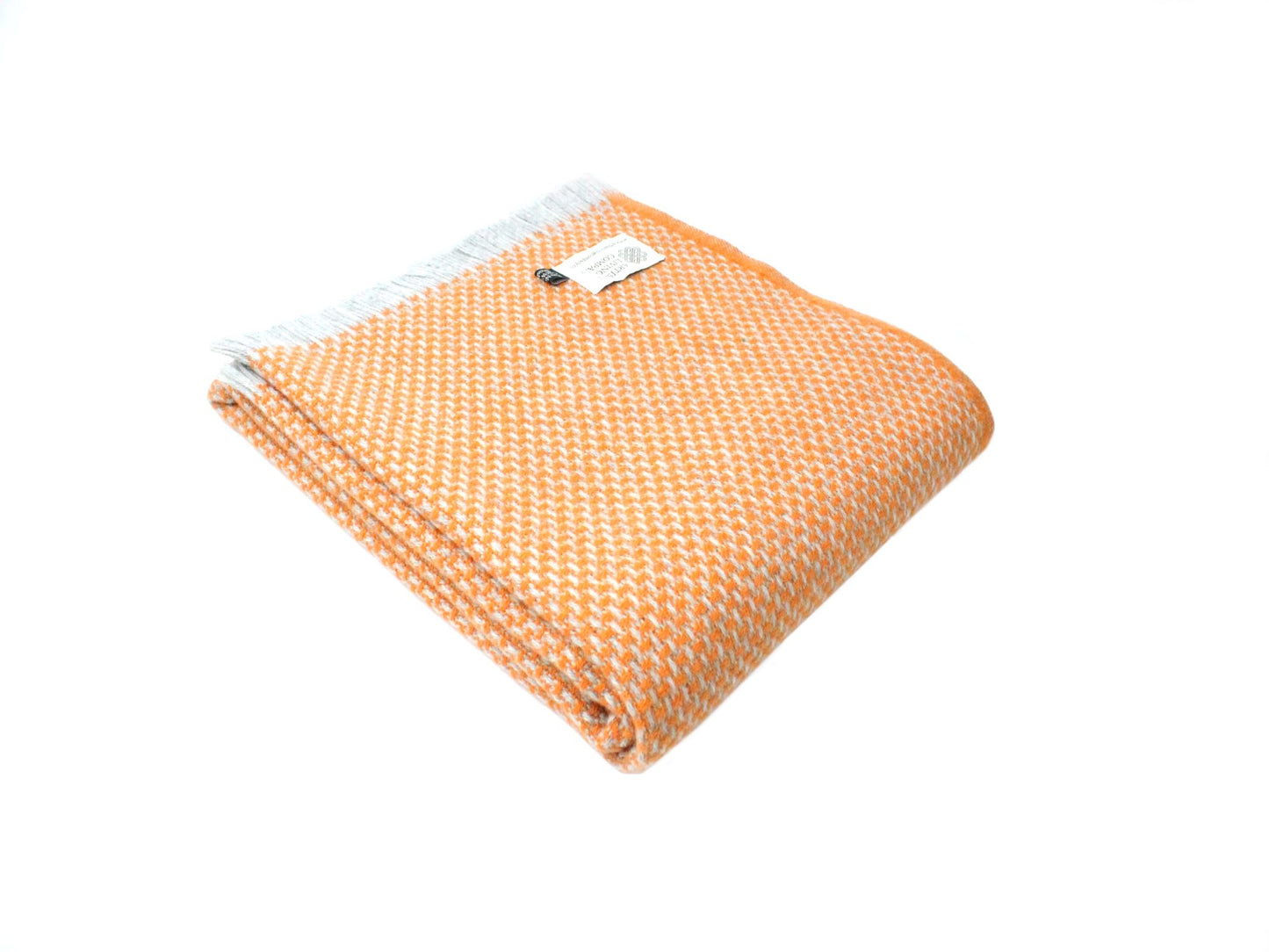 Chunky Weave Pink Pure New Wool Throw