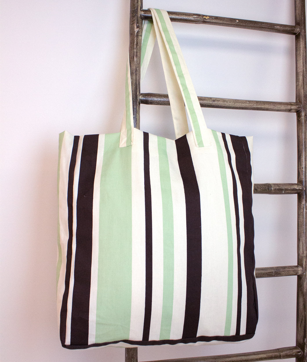 Striped Cotton Bag