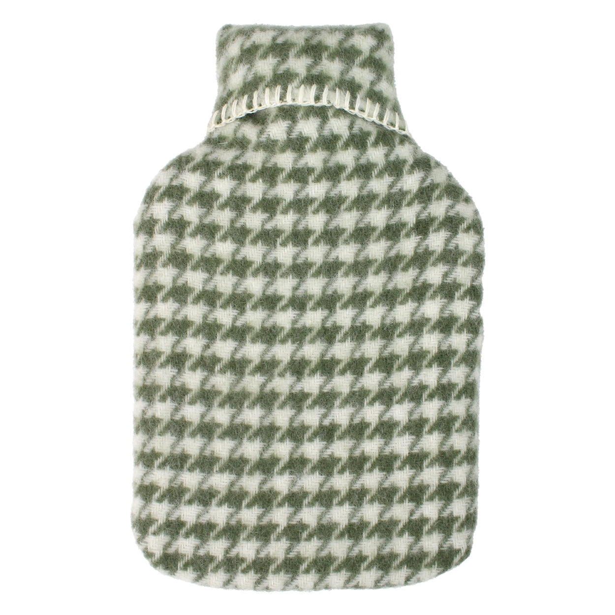 Houndstooth Pure New Wool Hot Water Bottle