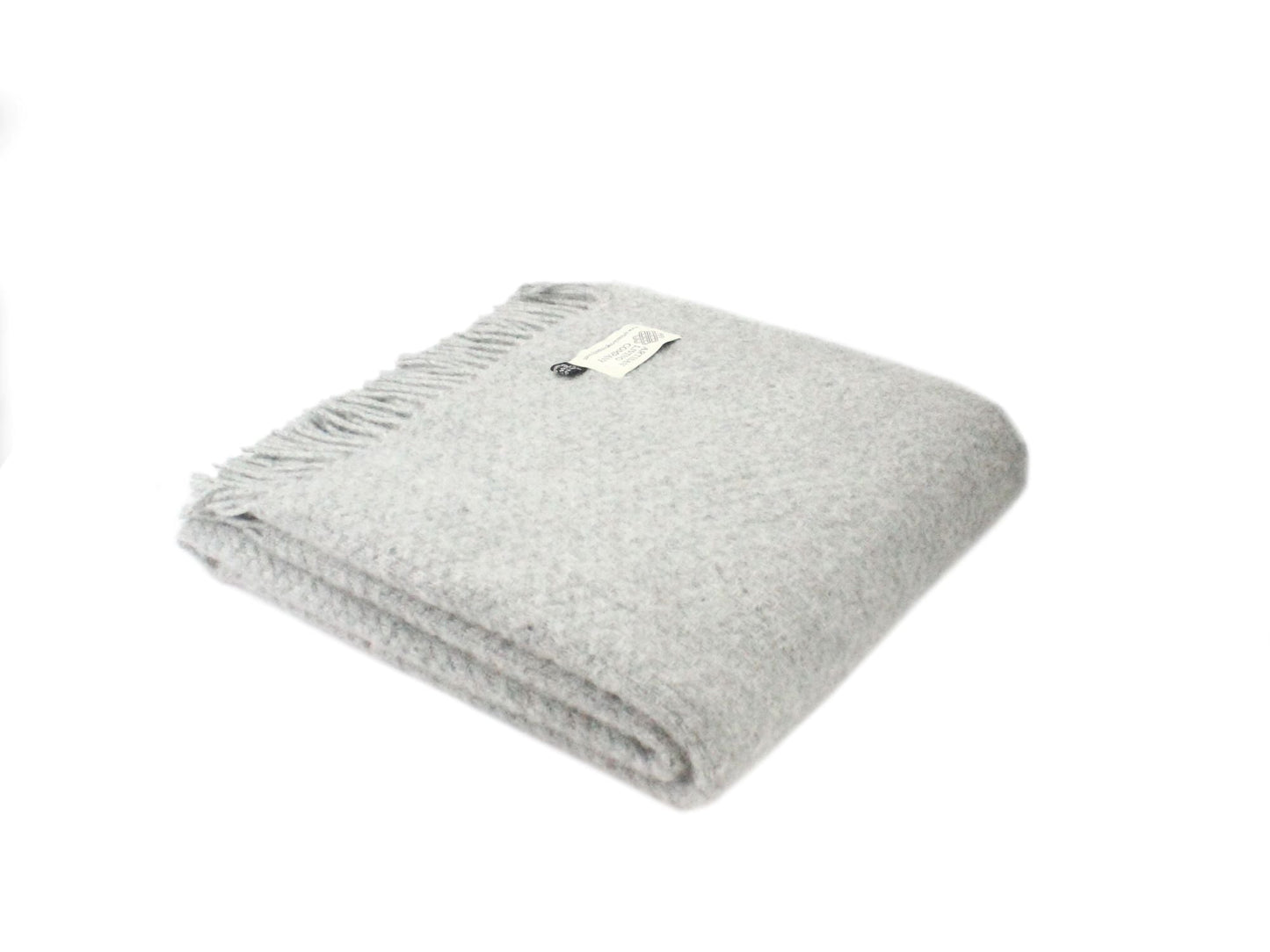 Wafer Grey Pure New Wool Throw